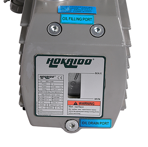 太陽能用旋片式真空泵 好凱德Hokaido 雙級油式泵