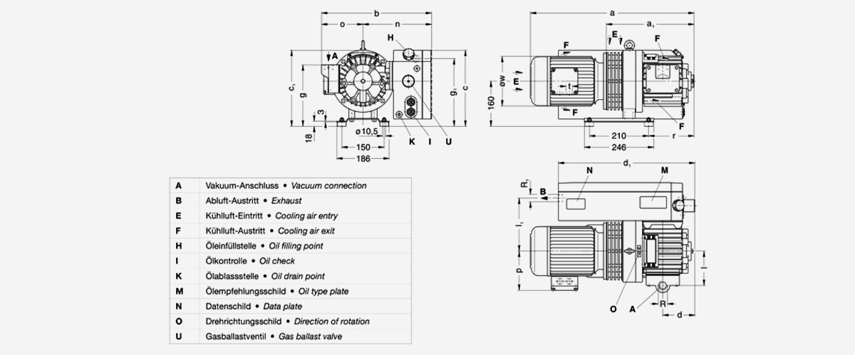 VCE-40旋片真空泵優勢