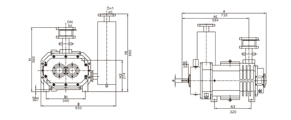 RSP280安裝尺寸圖 RSP280安裝尺寸圖