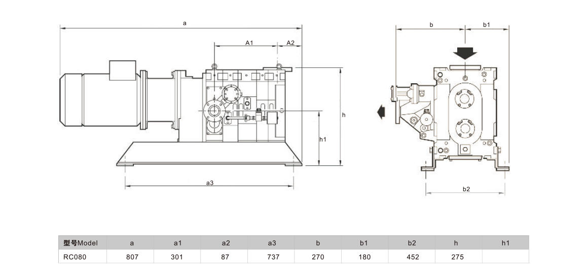 安裝尺寸圖 RC80 安裝尺寸圖 RC80